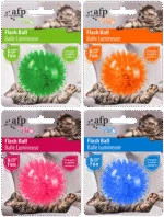 Palla per gatti in gomma, lampeggiante al movimento, 5 cm – AFP Modern Cat Flash Ball