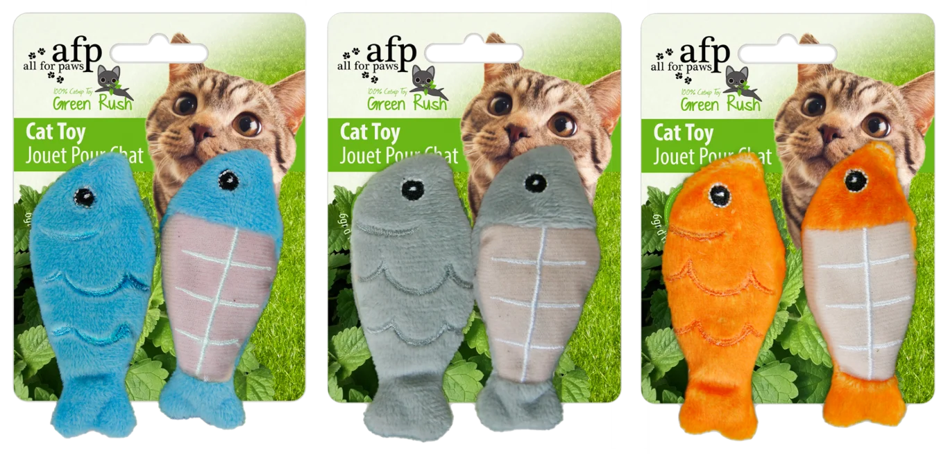 Gioco per gatti con 6 g di catnip – AFP Green Rush - Catch of the Day - immagine 1