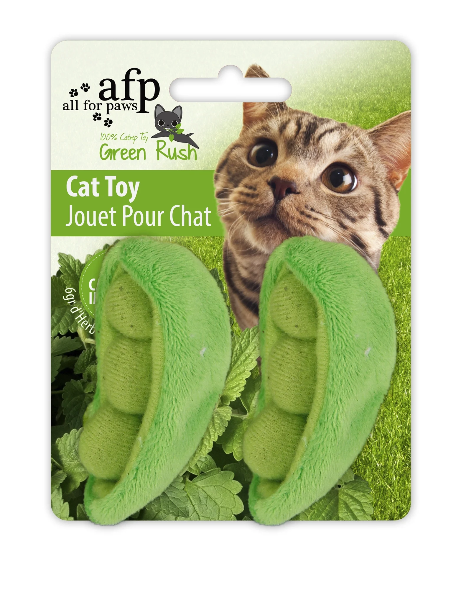 Gioco per gatti con 6 g di catnip, assortito – AFP Green Rush - All Natural - immagine 6