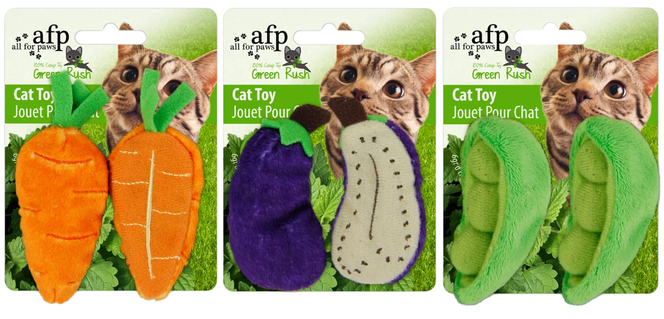 Gioco per gatti con 6 g di catnip, assortito – AFP Green Rush - All Natural - immagine 1