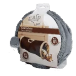 Tunnel per gatti in lana d’agnello con apertura superiore, 62 x 26 cm – AFP Lambswool - Find Me Cat Tunnel