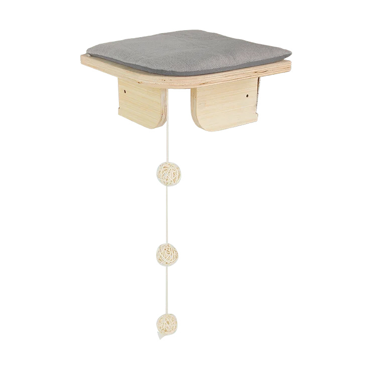Piattaforma angolare per gatti con fissaggio a parete, 26 x 26 x 12 cm – AFP Skywalk - Corner Platform - immagine 4