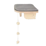 Piattaforma angolare per gatti con fissaggio a parete, 26 x 26 x 12 cm – AFP Skywalk - Corner Platform - immagine 2