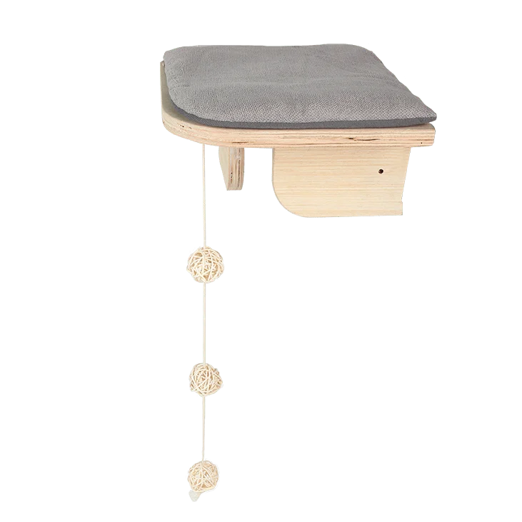 Piattaforma angolare per gatti con fissaggio a parete, 26 x 26 x 12 cm – AFP Skywalk - Corner Platform - immagine 2