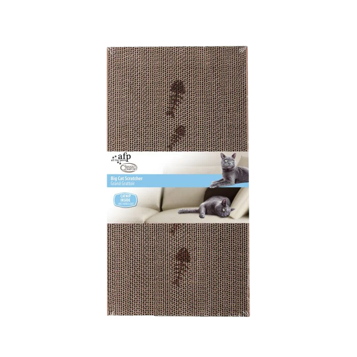 Tavoletta tiragraffi in cartone con erba gatta, misura L – AFP Classic Comfort - Cat Scratcher L - immagine 1