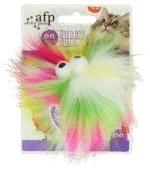 Palla per gatti con erba gatta, Ø 5 cm, gialla – AFP Furry Ball - Fluffy Ball