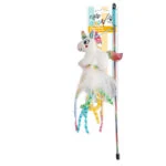 Bacchetta gioco per gatti con unicorno ed erba gatta – AFP Catoon Unicorn Wand
