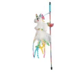 Bacchetta gioco per gatti con unicorno ed erba gatta – AFP Catoon Unicorn Wand - immagine 2