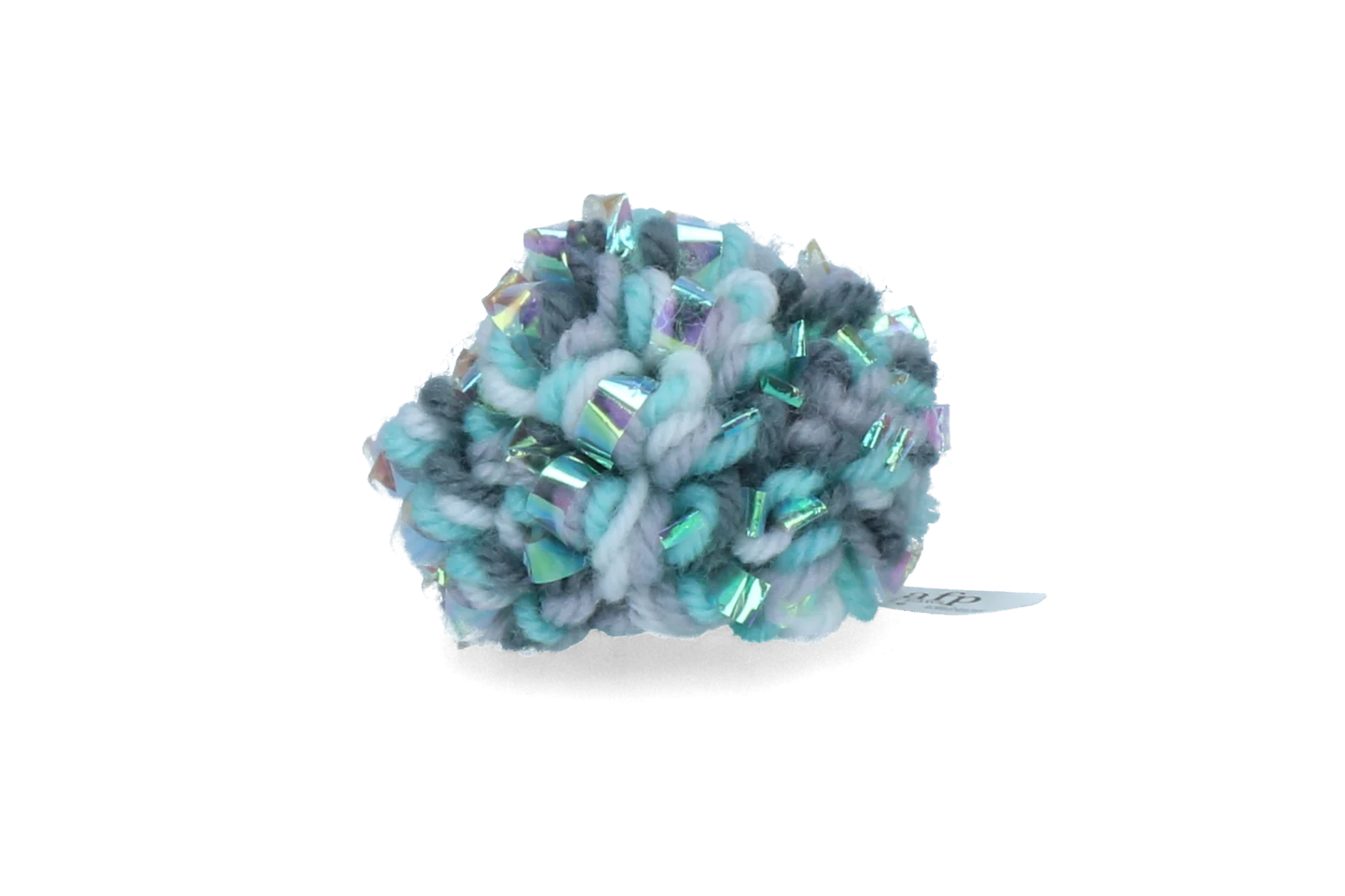 Palla di filato per gatti con catnip e fruscio, 7 x 7 x 7 cm – AFP Knotty Habit - Yarn Crinkly Ball - immagine 1