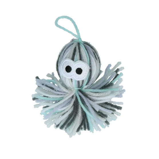 Gioco a forma di polpo in filato per gatti con erba gatta e campanellino, 11,5 x 8,5 x 4,5 cm – AFP Knotty Habit - Yarn Dangling Octopus - immagine 1