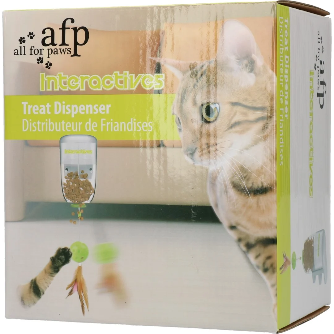 Dispenser di snack per gatti con piumetta, 45 x 6,5 x 9,5 cm – AFP Interactives - Treat Dispenser - immagine 6