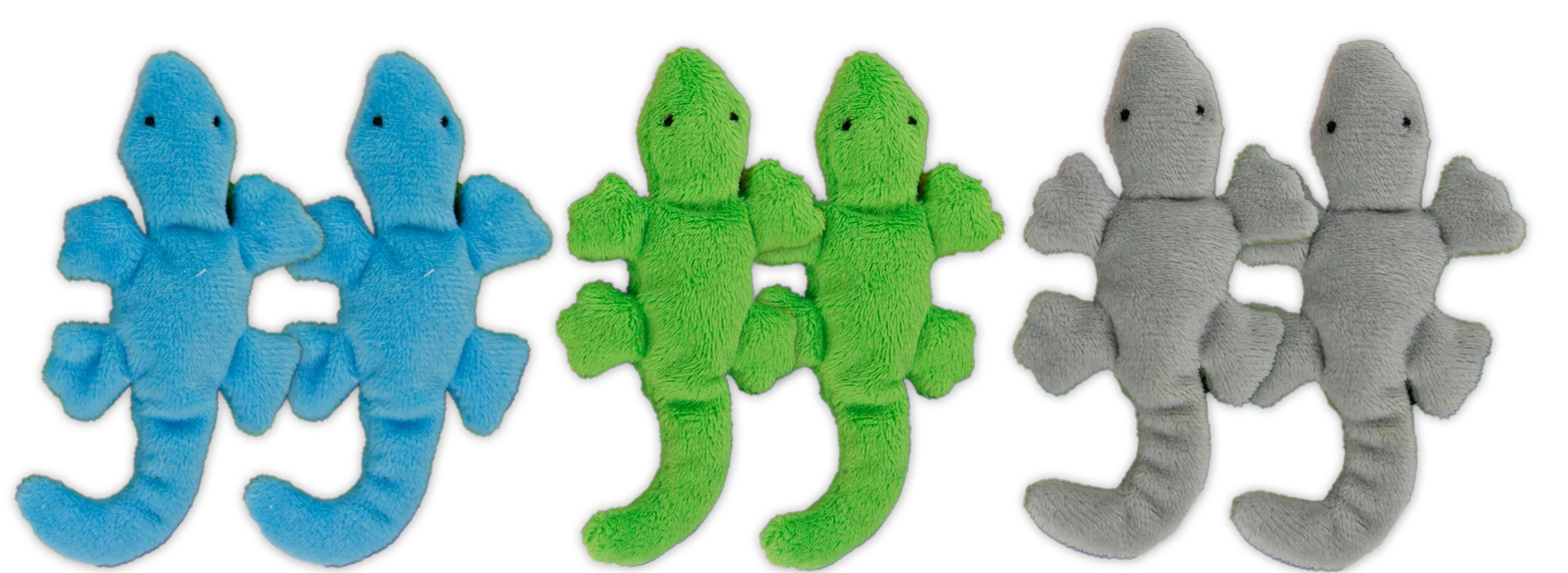 Gioco per gatti a forma di geco con erba gatta canadese, 9 cm, 2 pezzi, assortiti – AFP Green Rush - Gecko - immagine 2