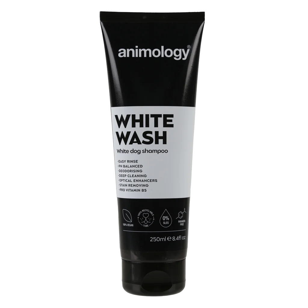 Shampoo per cani con pelo bianco e chiaro, 250 ml – Animology White Wash - immagine 1