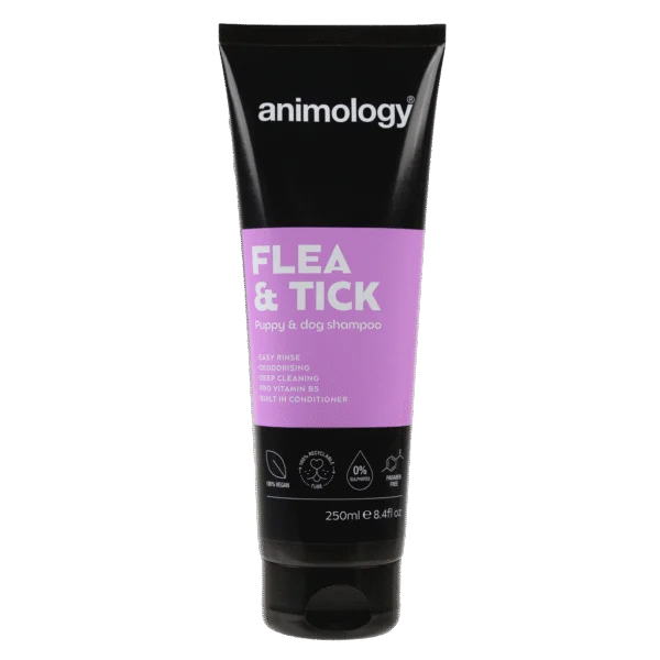 Shampoo per cani per lavare via pulci e zecche, 250 ml – Animology Flea & Tick