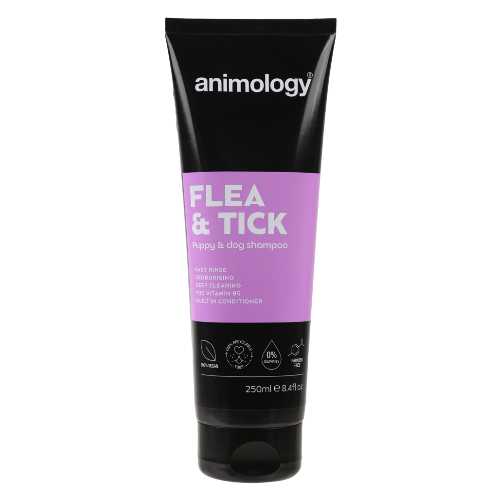 Shampoo per cani per lavare via pulci e zecche, 250 ml – Animology Flea & Tick - immagine 1