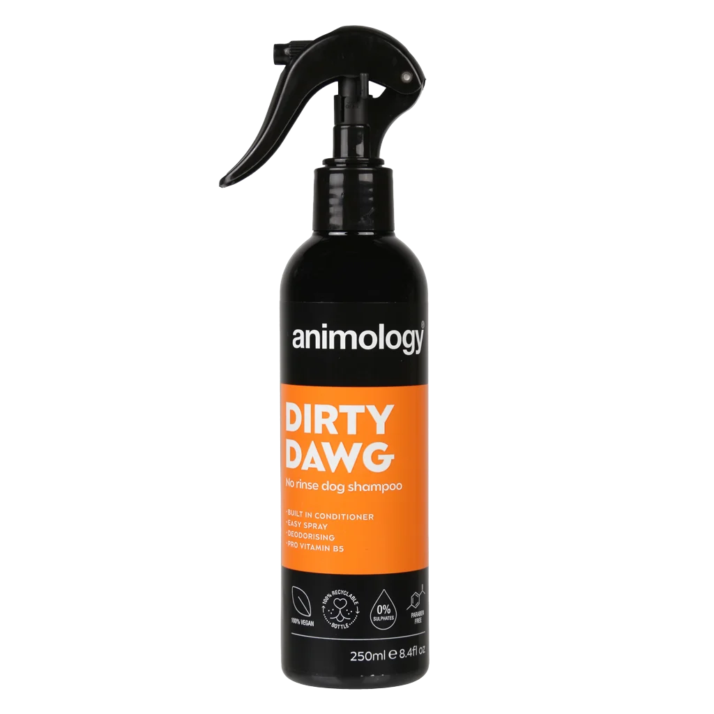 Shampoo spray per cani senza risciacquo, 250 ml – Animology Dirty Dawg - immagine 1