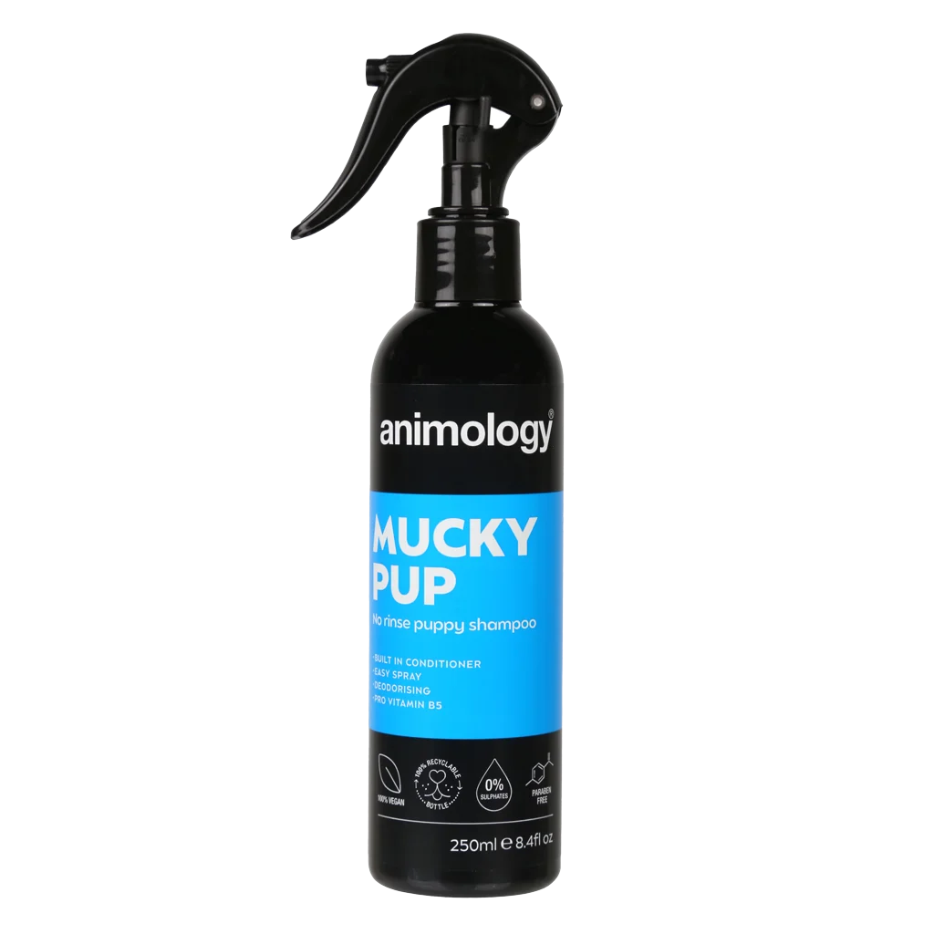 Shampoo spray per cuccioli senza risciacquo, 250 ml – Animology Mucky Pup - immagine 1