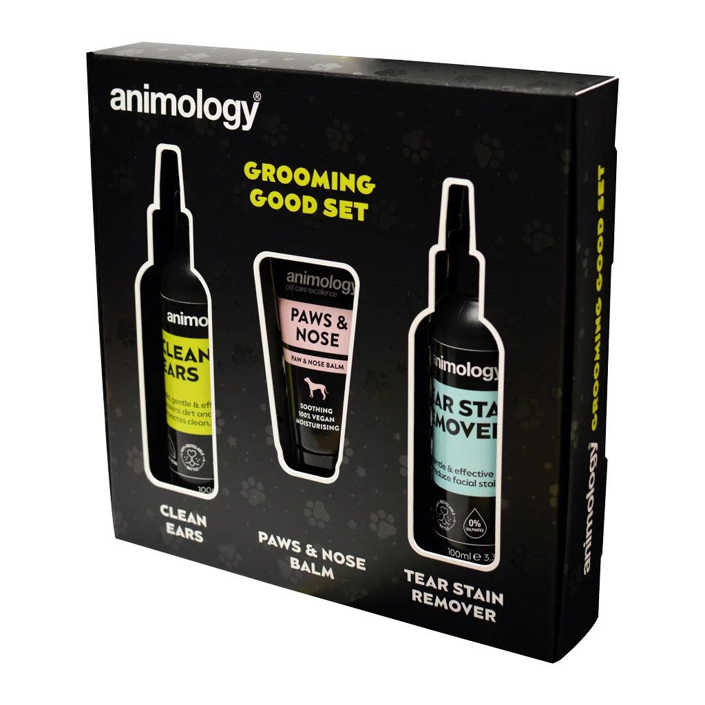 Set per la cura di orecchie, occhi, cuscinetti delle zampe e tartufo del cane, 3 prodotti – Animology Grooming Good Set - immagine 2