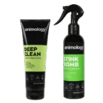 Set per la pulizia del pelo dei cani con shampoo e spray deodorante, 2 prodotti – Animology Stink Buster Set - immagine 3