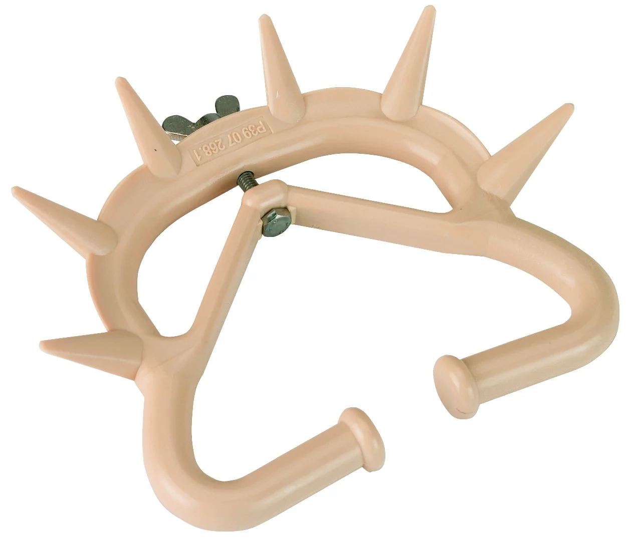 Anello antisucchio con vite regolabile per vitelli, L, beige – Excellent - immagine 1
