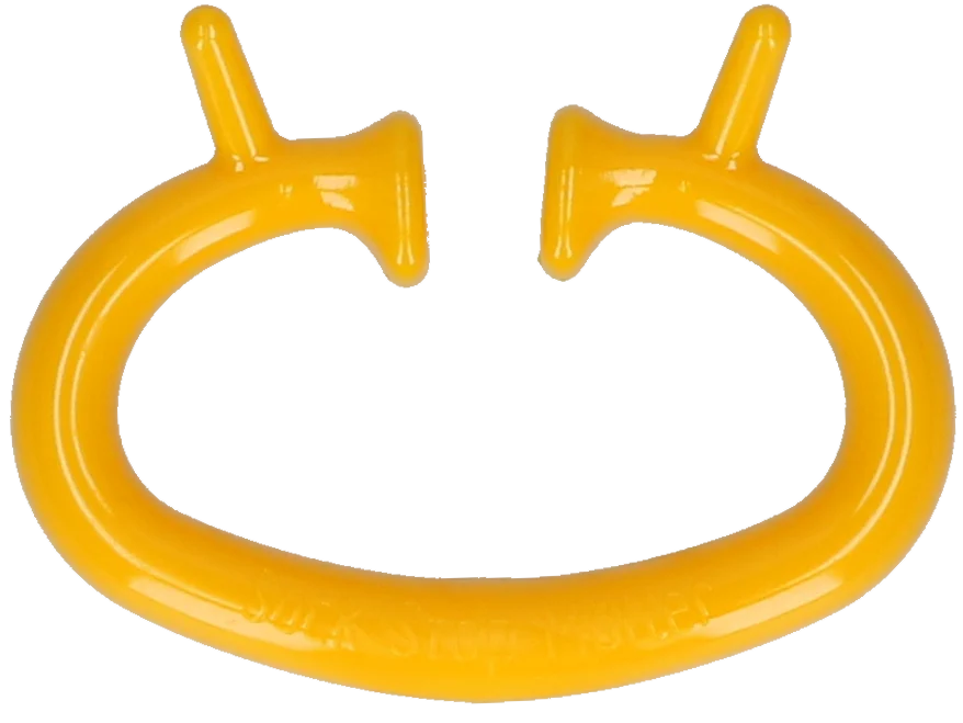 Anello anti suzione per bovini giovani e adulti, giallo, SuckStop M/L - immagine 2