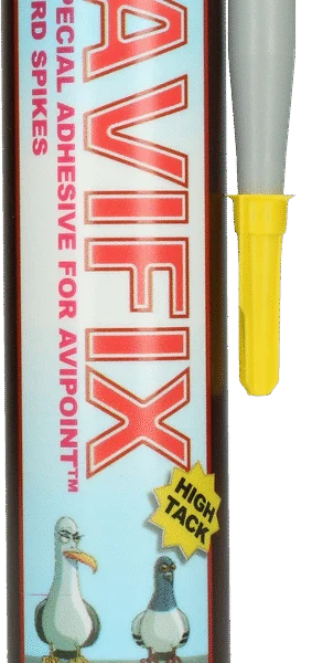 Adesivo grigio per dissuasori per uccelli, 290 ml – Avipoint Avifix