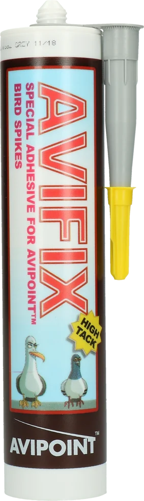 Adesivo grigio per dissuasori per uccelli, 290 ml – Avipoint Avifix - immagine 1