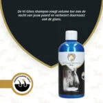 Shampoo per cavalli per il colore e la lucentezza del mantello, 500 ml – Excellent Horse Hi Gloss Shampoo White - immagine 2