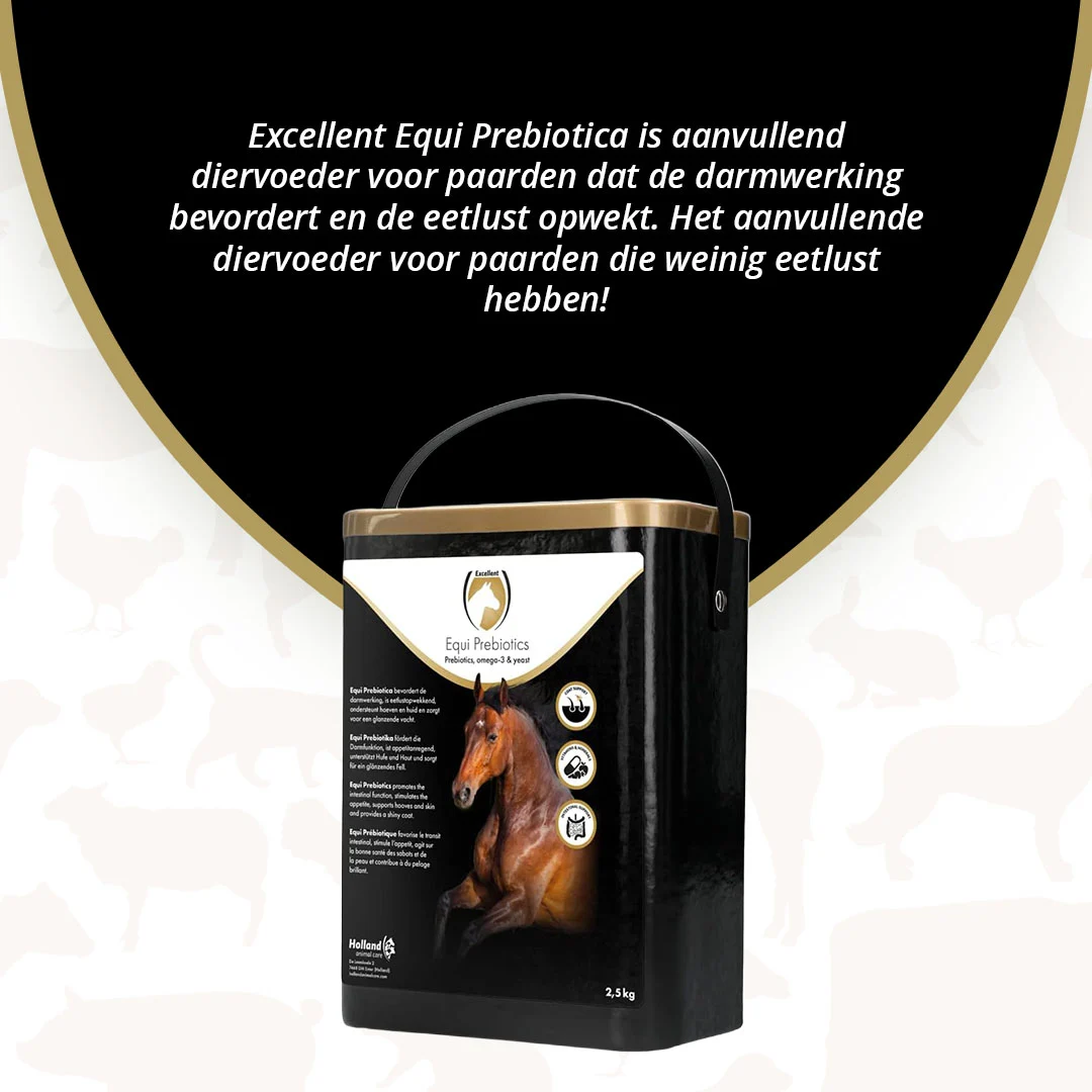 Prebiotici per cavalli con Omega 3 e lievito, 2,5 kg – Excellent Horse Prebiotics - immagine 2