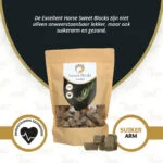 Premi per cavalli all’eucalipto, a basso contenuto di zuccheri, 1 kg – Excellent Horse Sweet Blocks - immagine 2