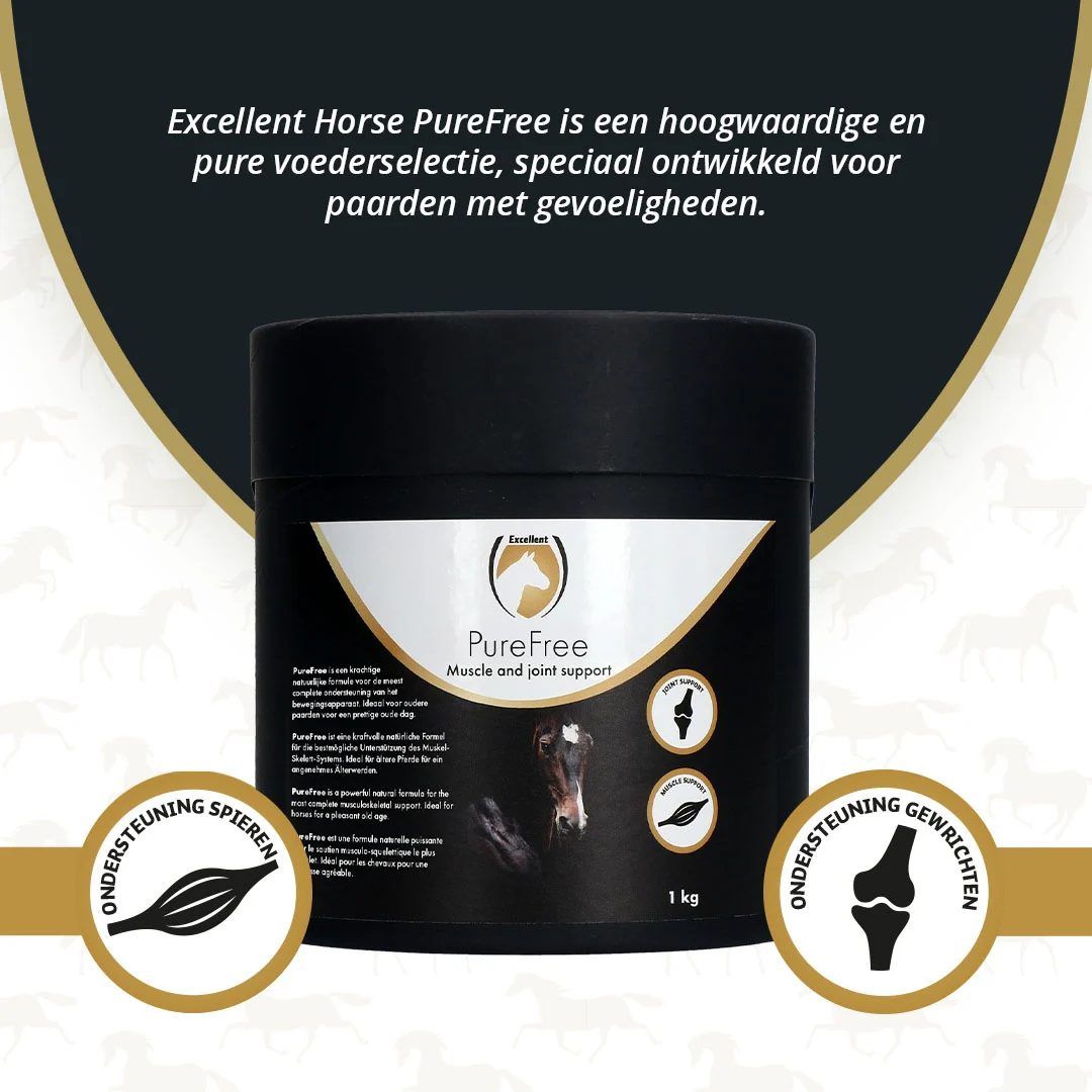 Integratore articolare per cavalli con MSM e curcuma, 1 kg – Excellent Horse PureFree - immagine 2
