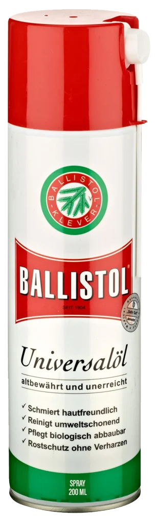 Spray universale lubrificante per metallo e legno, 200 ml – Ballistol Universal Oil Spray