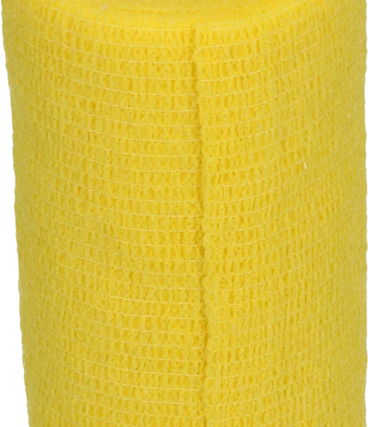 Benda autoadesiva per arti e zoccoli, 10 cm, gialla – Excellent Bandage Animal Profi