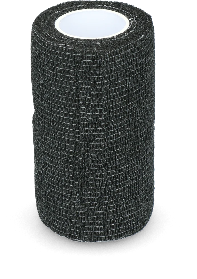 Benda autoadesiva per zampe e zoccoli, 10 cm, nera – Excellent Bandage Animal Profi - immagine 1