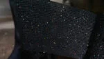 Benda autoadesiva glitterata, 10 cm, nera – Excellent Animal Glitter Bandage Profi - immagine 4