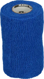 Bendaggio per cavalli, blu, largo 10 cm e lungo 4,5 m – Andover Healthcare PowerFlex - immagine 3