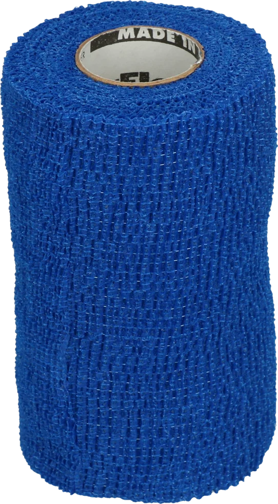 Bendaggio per cavalli, blu, largo 10 cm e lungo 4,5 m – Andover Healthcare PowerFlex - immagine 3