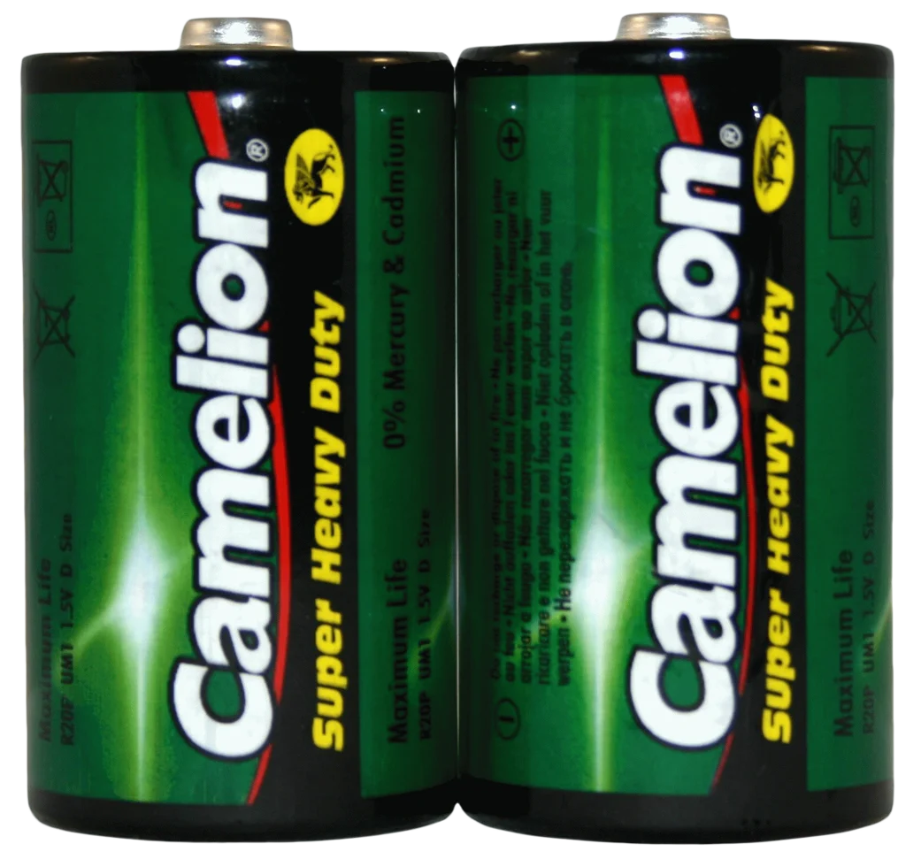 Batteria D 1,5 V, 2 pezzi – Camelion - immagine 1