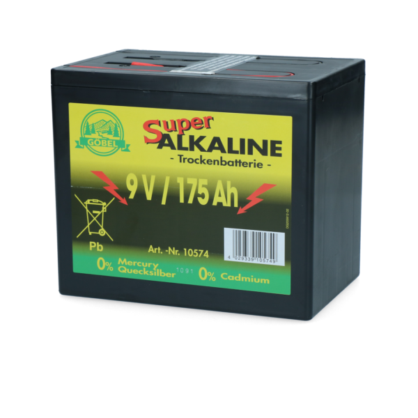 Batteria per recinzione elettrica 9 V, 175 Ah – Gobel Durobat
