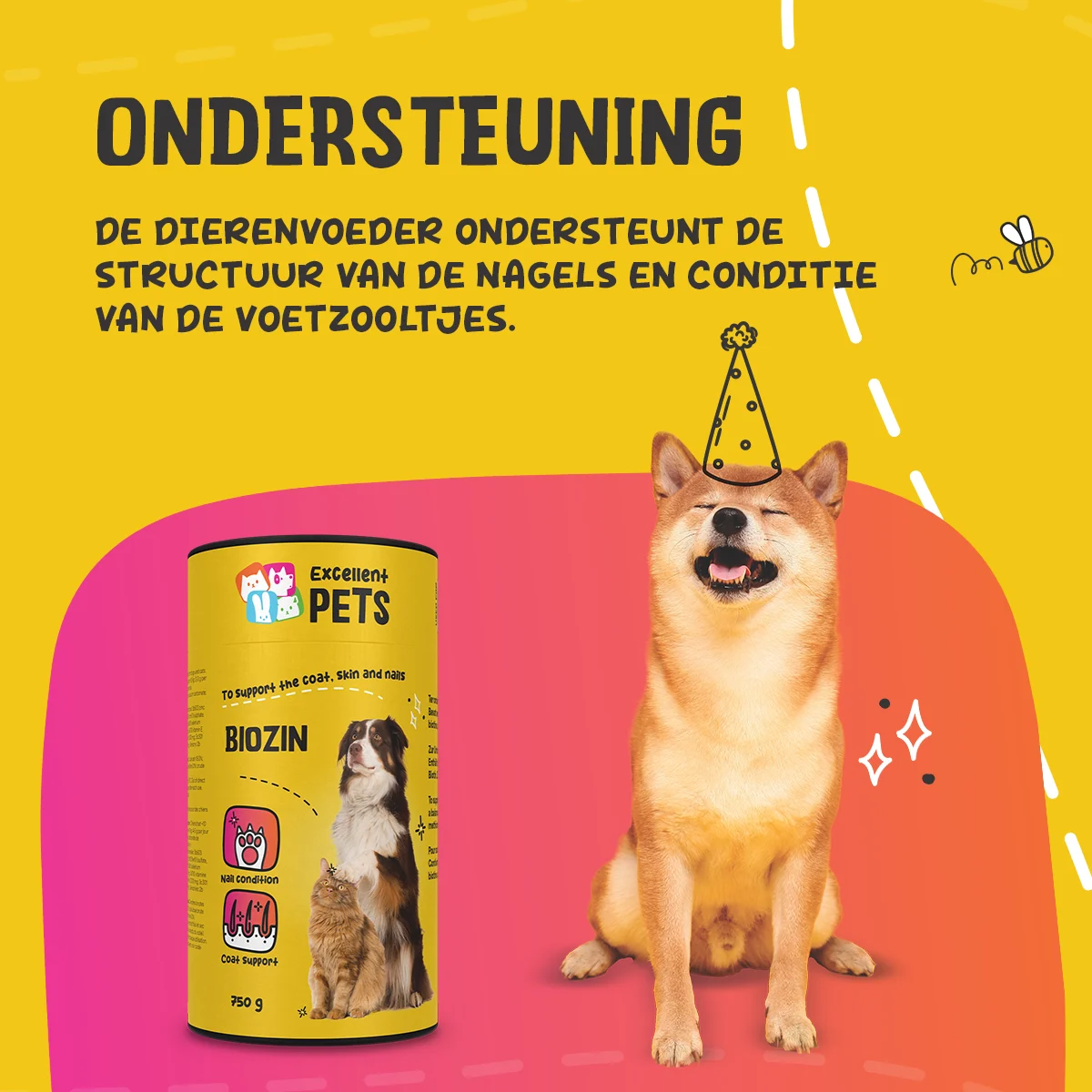 Integratore per il mantello di cani e gatti con biotina, 750 g – Excellent Pets Biozin - immagine 5
