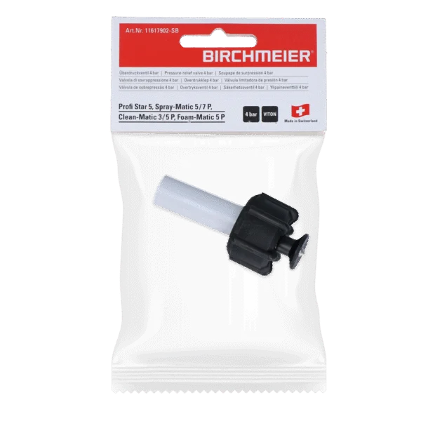 Valvola di sicurezza per polverizzatore per polveri, 4 bar – Birchmeier DR5