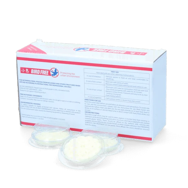 Dissuasore per uccelli con gel in coppette, 15 pezzi – Bird Free