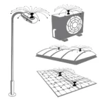 Dissuasore per uccelli con fili rotanti in acciaio inox, Ø 60 cm – Birdshield Longlegs - immagine 4