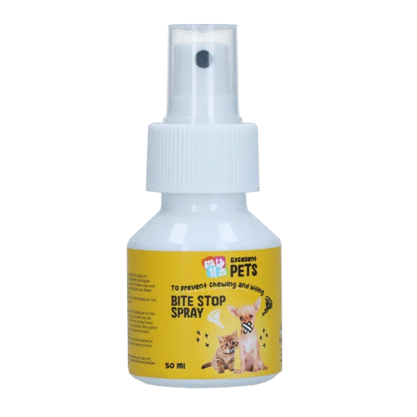 Spray antimorso per cani e gatti con sostanza amara, 50 ml – Excellent Pets Bite Stop Spray