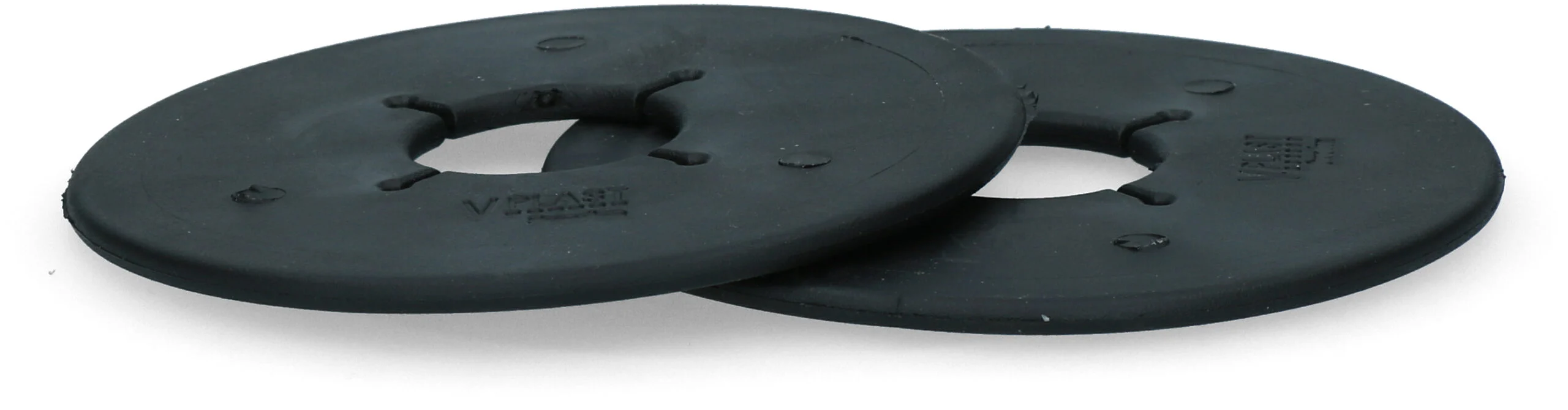 Rondelle per imboccatura in TPE 90 mm Nere, 2 Pezzi – Vplast - immagine 3