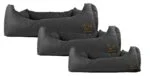 Cuccia per cani con parte superiore trattata e fondo antiscivolo, nera S 65 x 55 cm – Bodyguard Sofa Bed - immagine 2