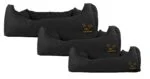 Cuccia per cani con parte superiore trattata e fondo antiscivolo, nera S 65 x 55 cm – Bodyguard Sofa Bed - immagine 4