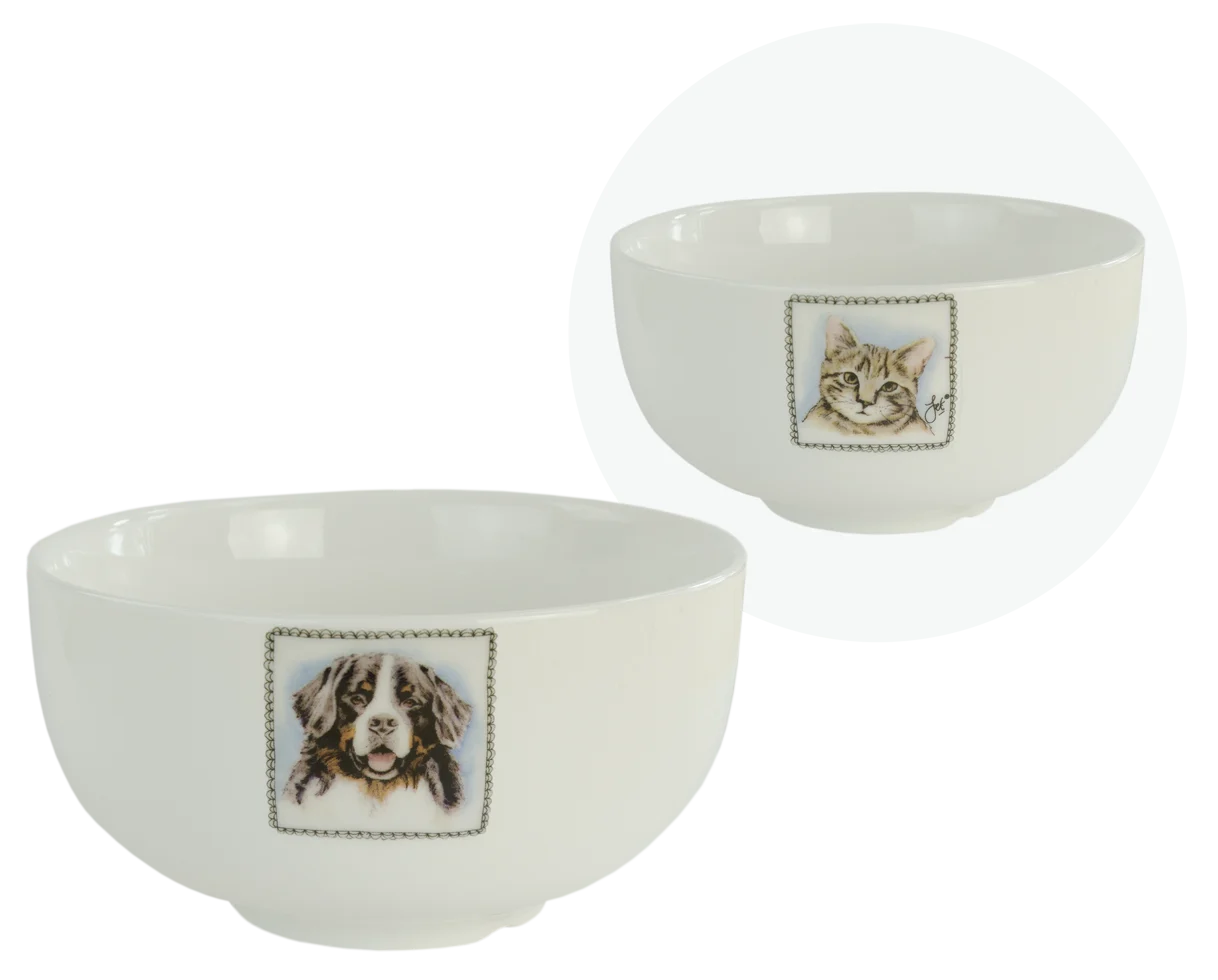 Ciotola con cane e gatto – Boerenwinkel - immagine 1