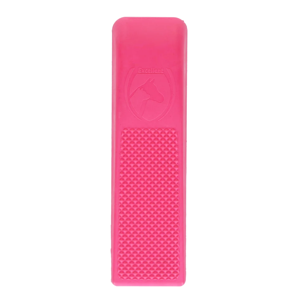 Spazzola per cani per lavaggio e massaggio, media, rosa, 17,5 cm – Excellent Pets Grooming Brush - immagine 3