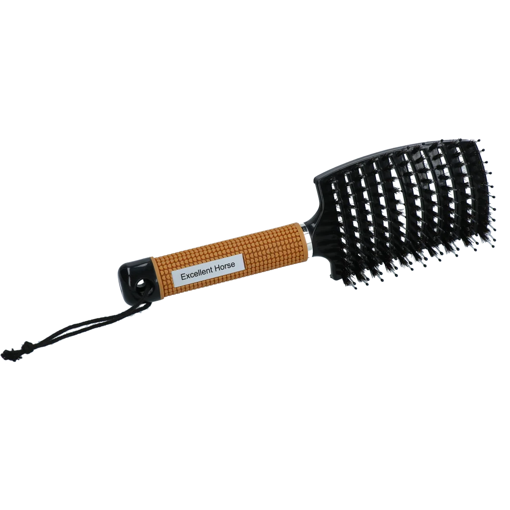 Spazzola per criniera districante, 24,5 cm, oro – Excellent Horse Supreme Brush - immagine 2